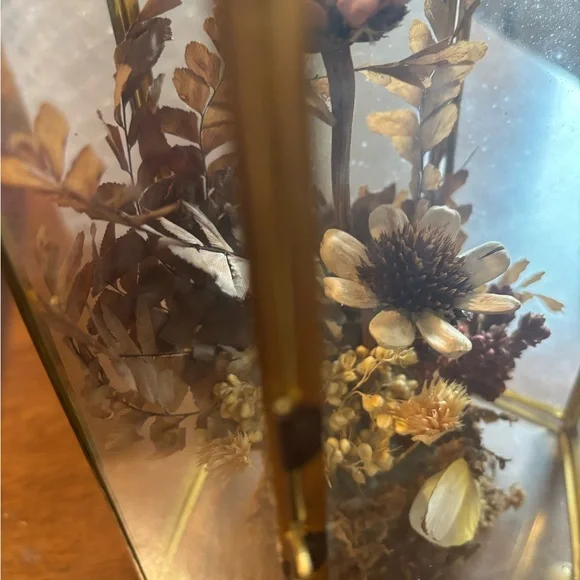 Dried Floral Vintage Chic Gold Case Persevered Flowers So Unique Final Sale